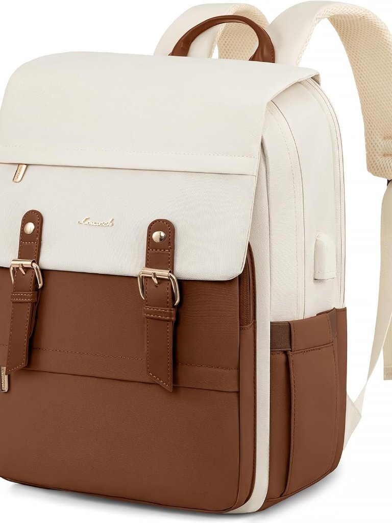 Travel Laptop Backpack Purse For Women Fashion Vintage Computer Backpack 15.6 In